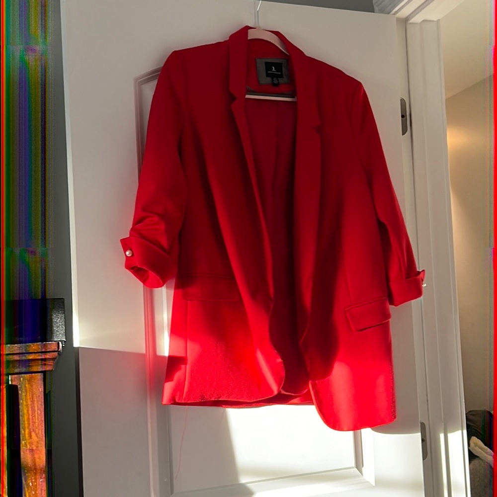 Red sport jacket